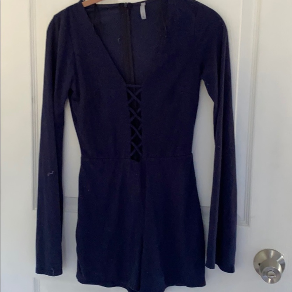 Blue romper
